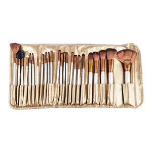 Naked 24-Piece Makeup Brush Set – Soft Synthetic Bristles for Face & Eyes, Professional & Travel-Friendly